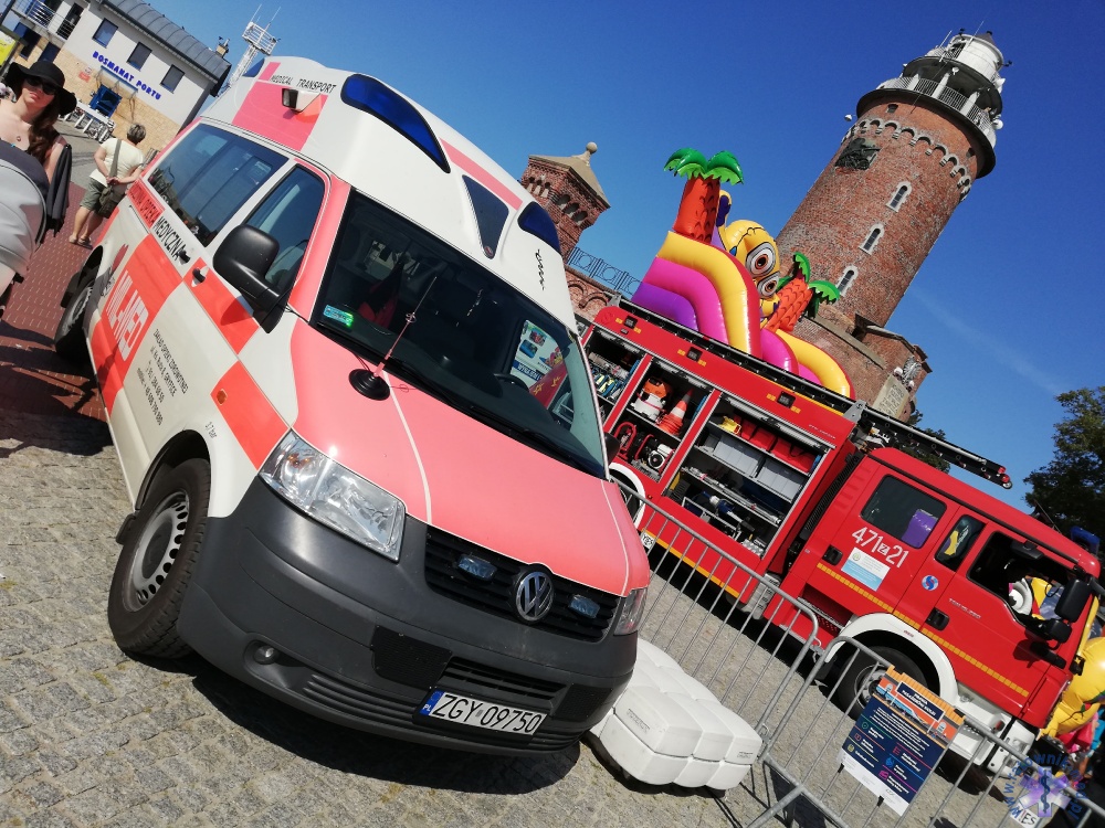 Port w Kołobrzegu, ambulans MIL-MED