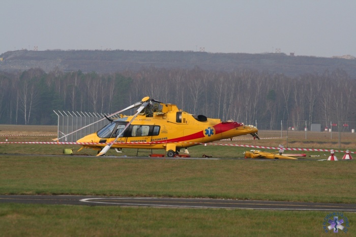 Agusta A09 POWER - rozbita