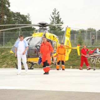 Drugie lądowanie śmigłowca ratunkowego w Mielcu