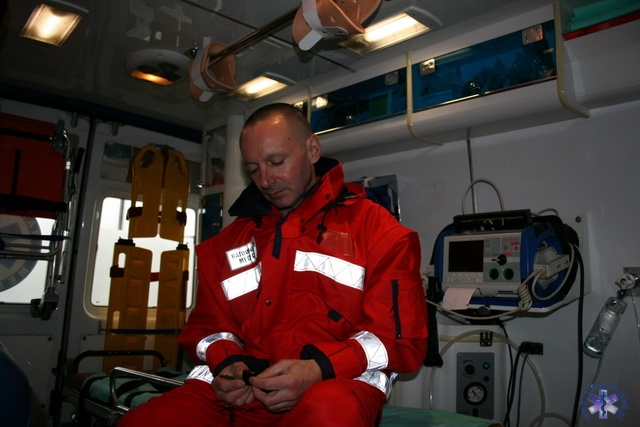 W ambulansie - filia Kołobrzeg