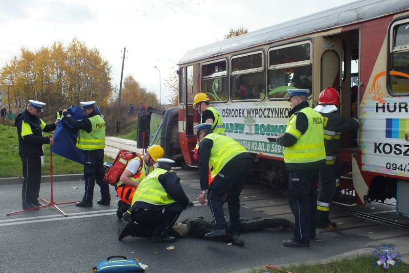 Ćwiczenia służb ratowniczych w Koszalinie-2