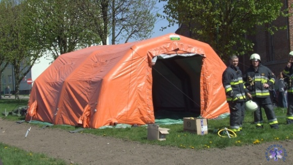 Atak terrorystyczny w Świdwinie - manewry ratownicze