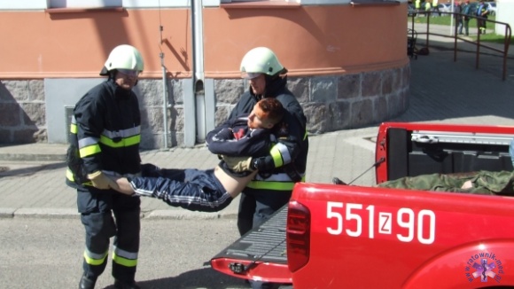 Atak terrorystyczny w Świdwinie - manewry ratownicze