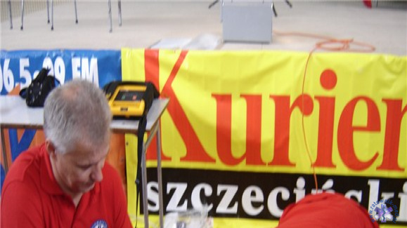 Ratownicy podczas pokazów