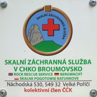 Tablica informacyjna - Skalne Pogotowie