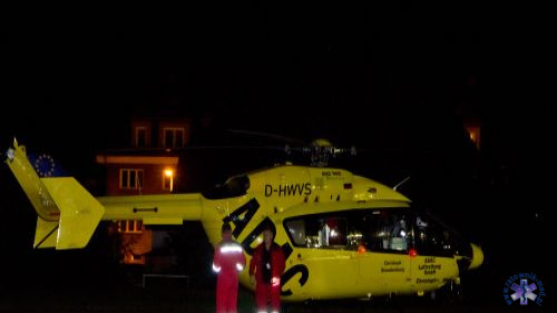 Helikopter ADAC w Kołobrzegu-2