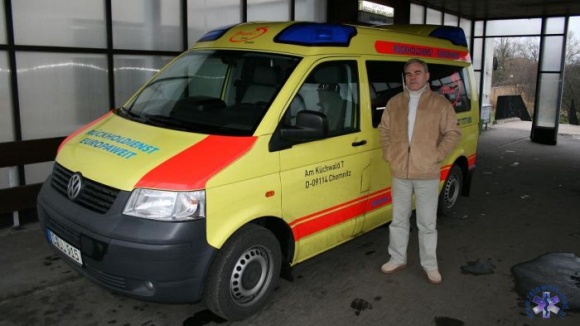 Niemiecki ambulans w Kołobrzegu