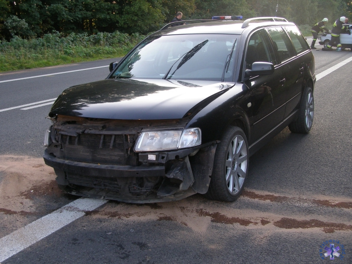 Wypadek na krajowej szóstce - Dębica