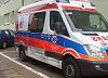 Świdwin - ambulans po kolizji