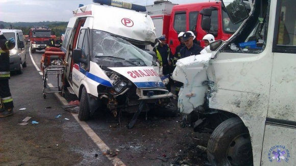 Wypadek karetki z Nowego Sącza-4
