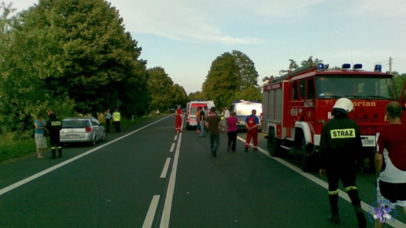 Wypadek w miejscowości Leszczyn