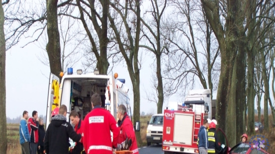 Wypadek koło Zagozdu