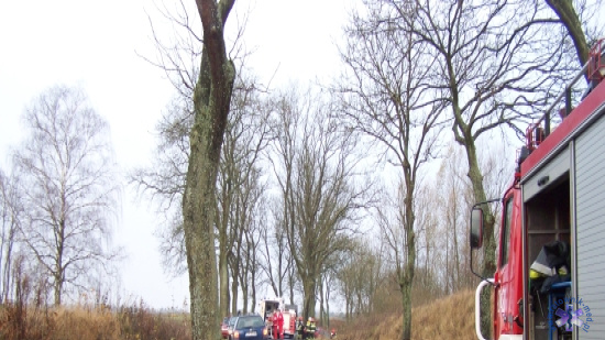 Wypadek koło Zagozdu