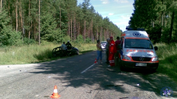Wypadek, droga wojewódzka nr 162